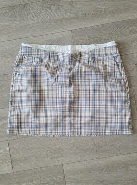 Joe Fresh Plaid Mini Skirt